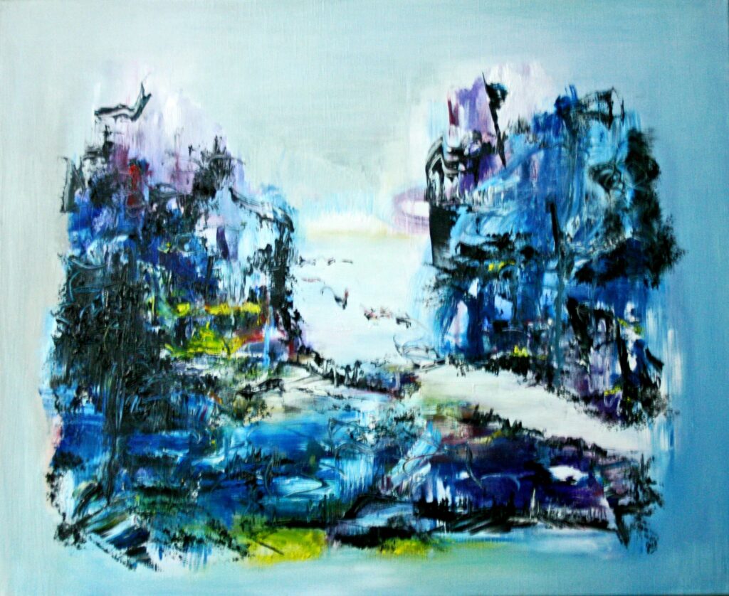 238-LA-RIVIERE-AUX-OISEAUX-2008-HUILE-SUR-TOILE-73-x-60