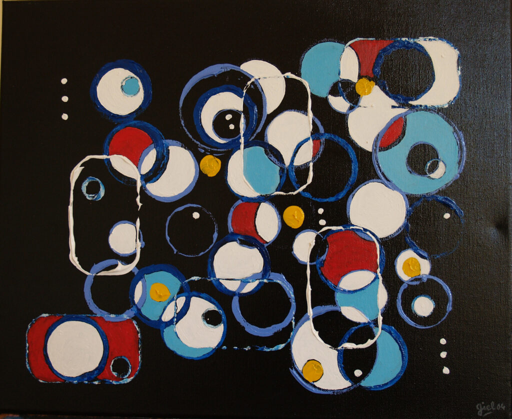 EBULLITION - huile/toile
