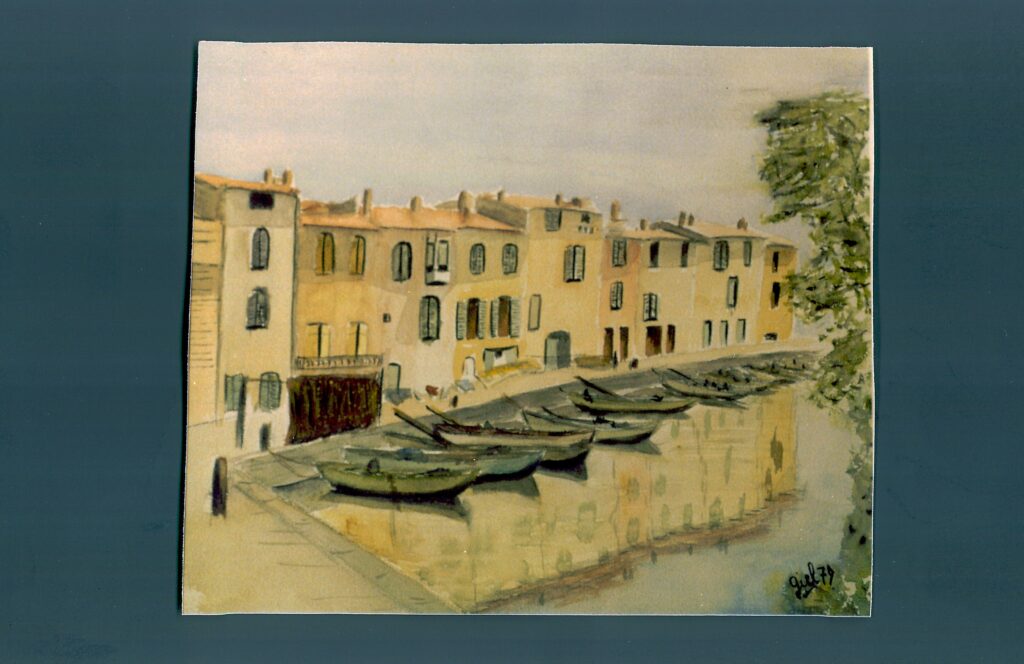 MARTIGUES - aquarelle/papier
